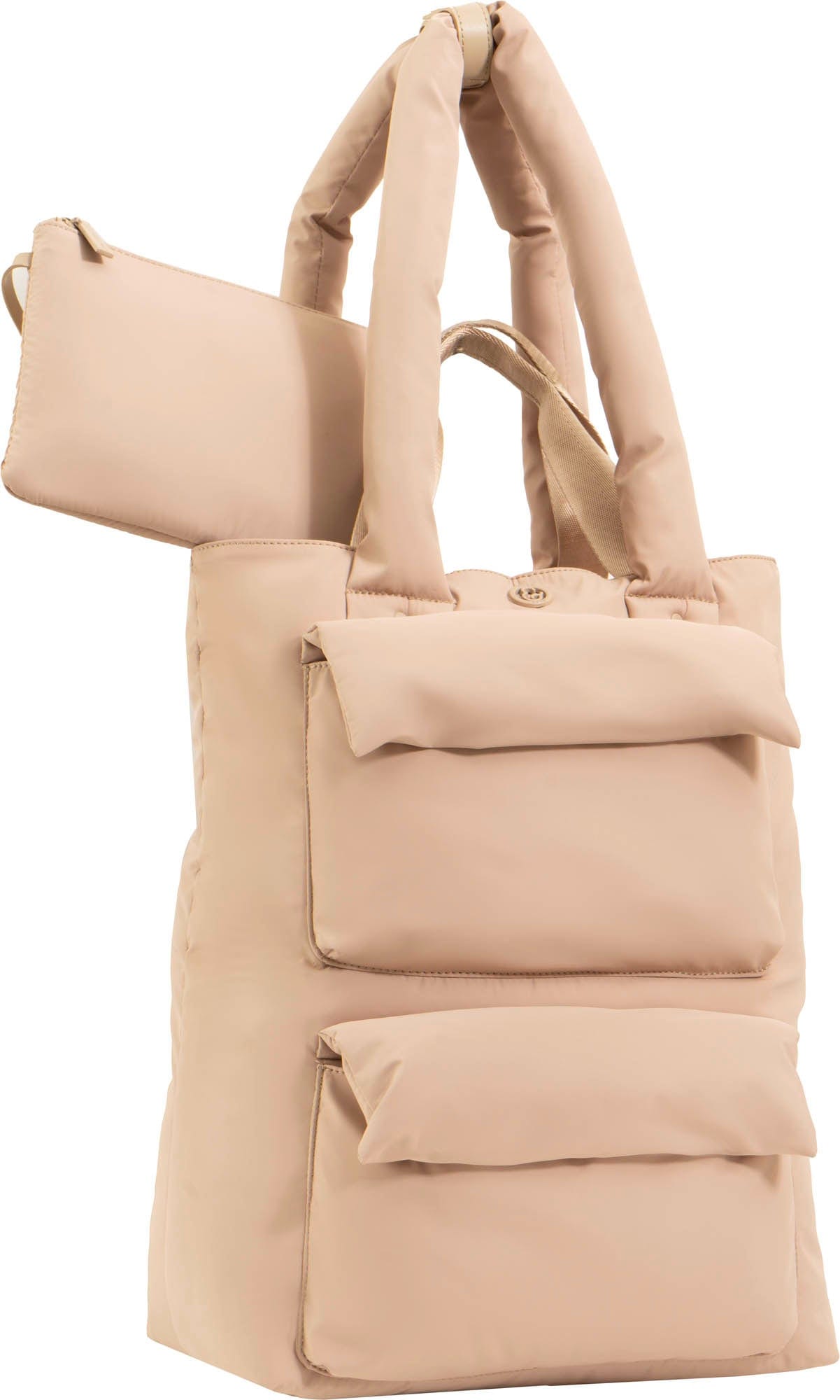 Joan and David Cargo Puffer Nylon Tote