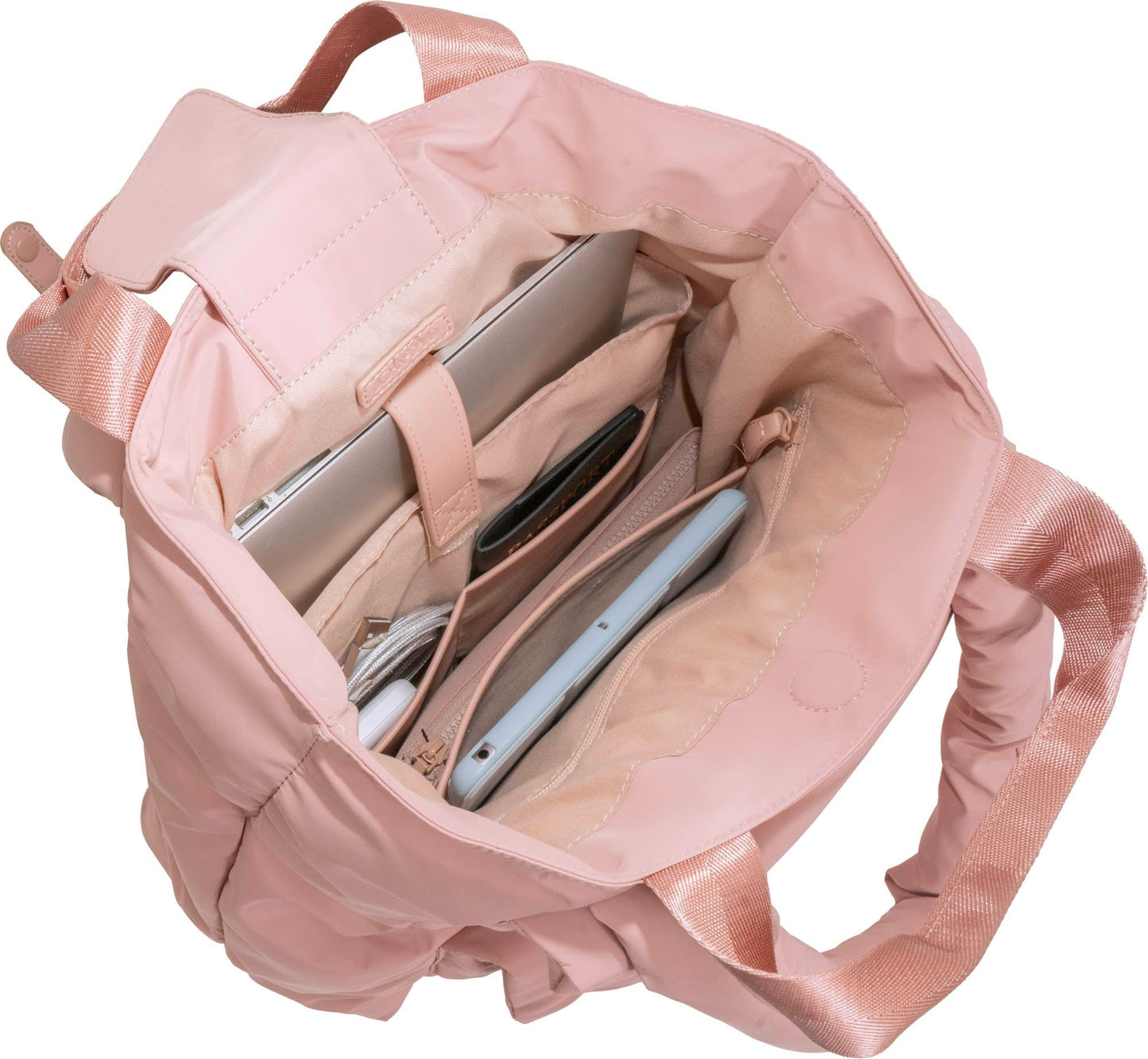 Joan and David Cargo Puffer Nylon Tote