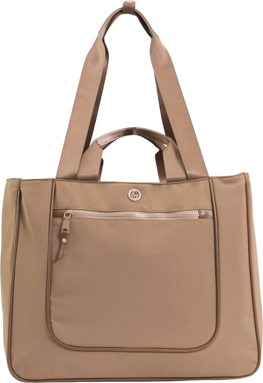 Joan & David Double Handle Workbook Nylon Tote