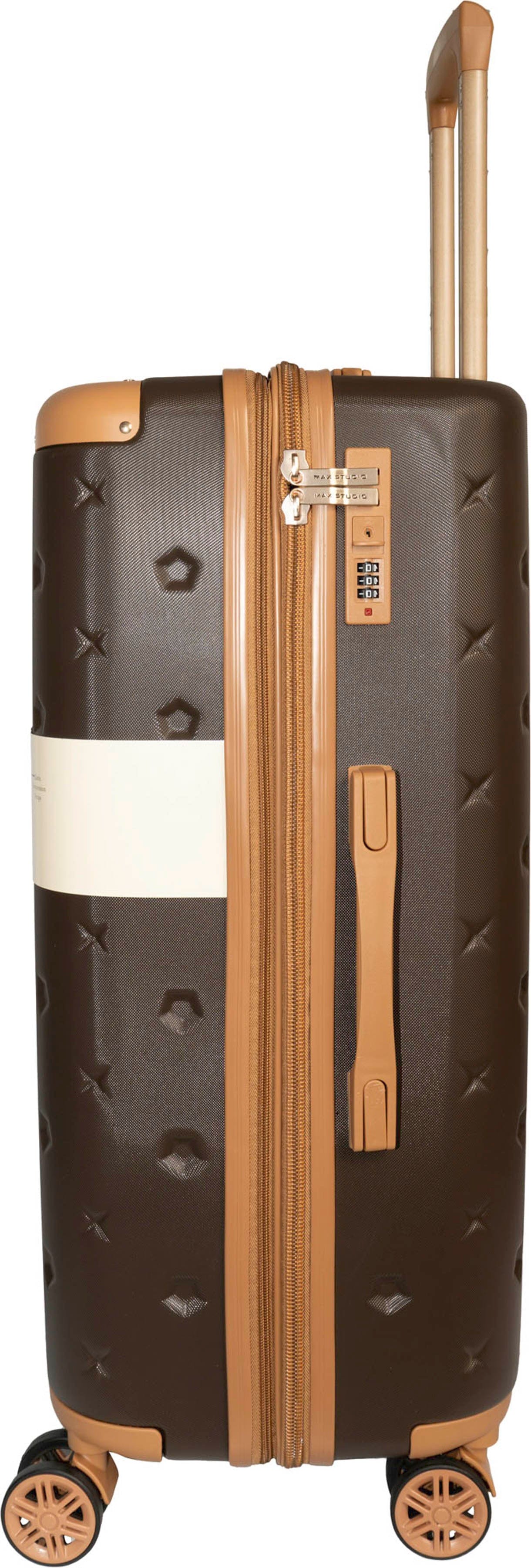 Max Studio Hard Sided ABS 3-Piece The Bucharest  Luggage Set