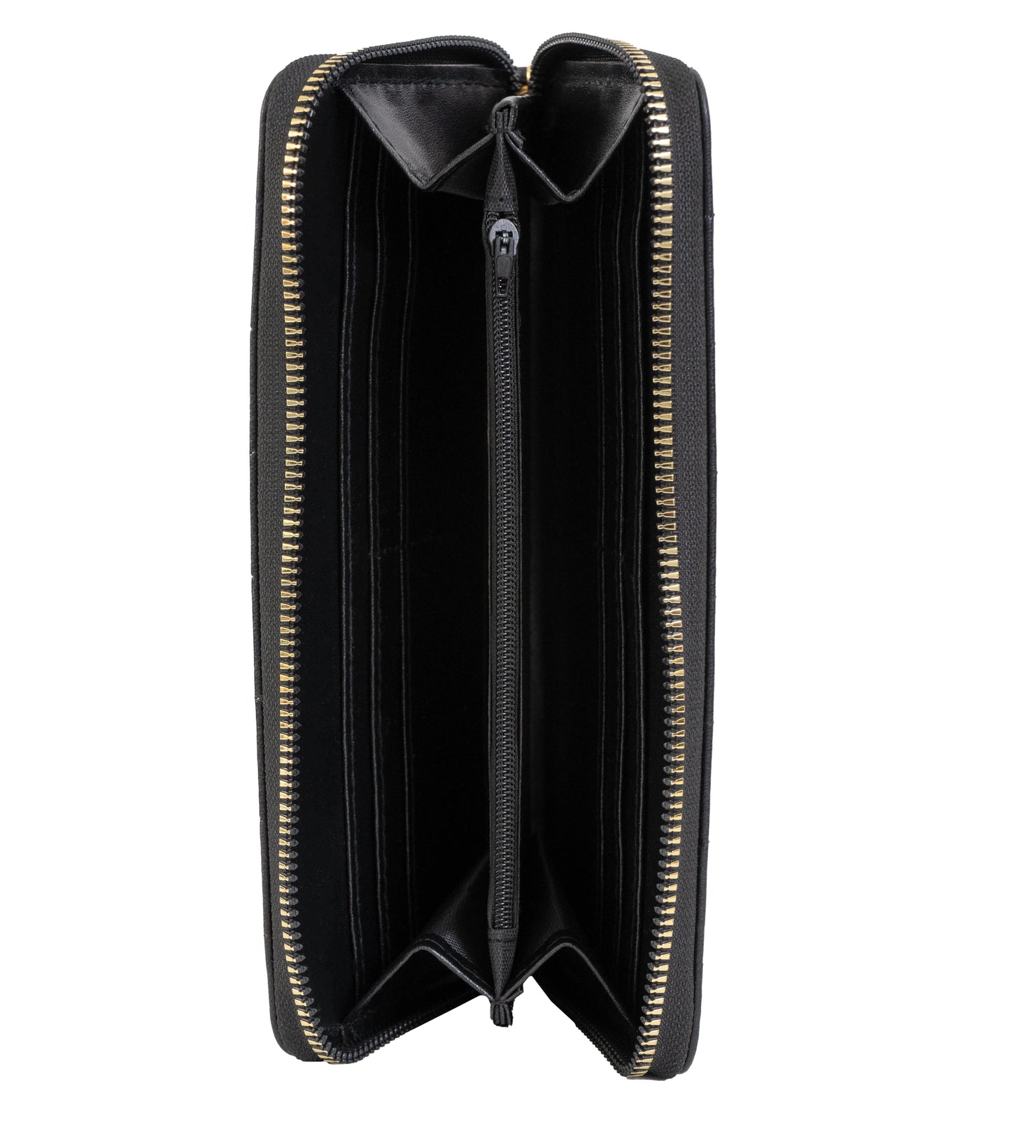 Rebecca & Rifka Smooth Boxed Quilt Medallion Zip Wristlet Wallet