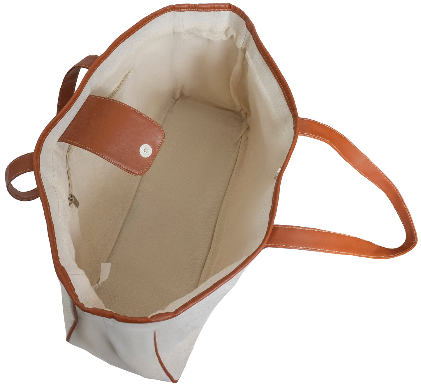 Magid Canvas Slogan Tote "STRANDED"