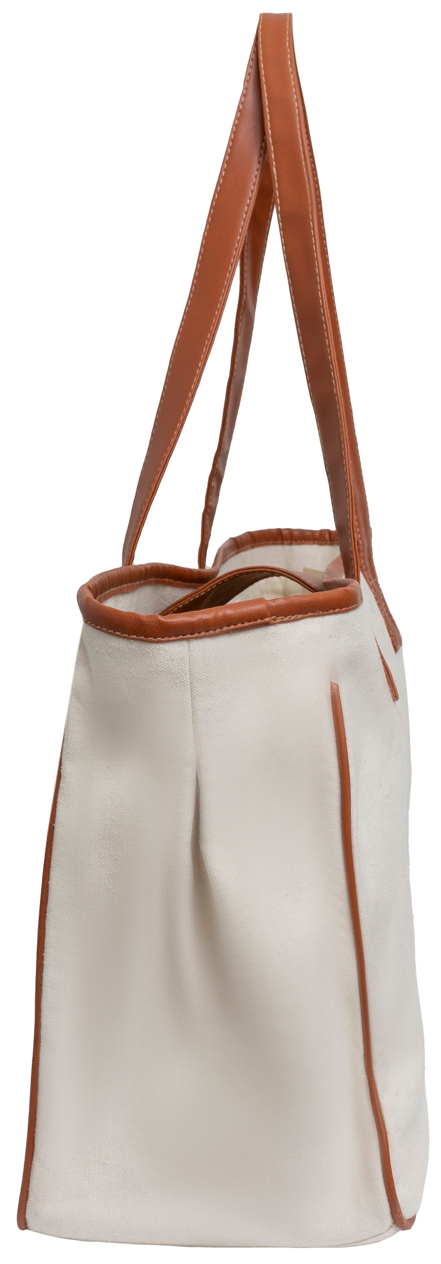 Magid Canvas Slogan Tote "STRANDED"