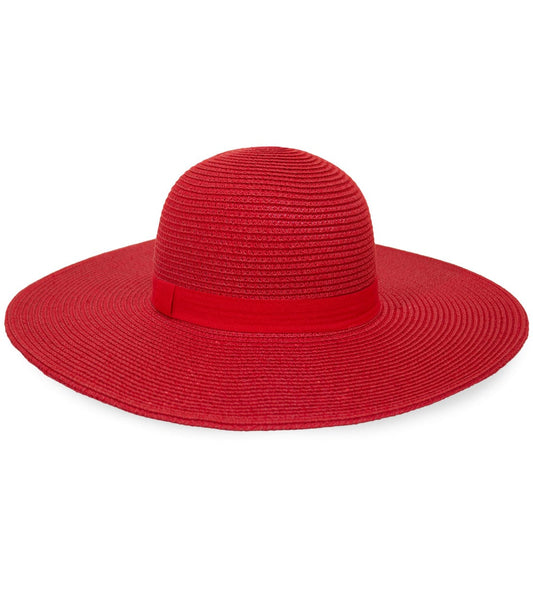 Magid Ribbon Straw Floppy Sun Hat