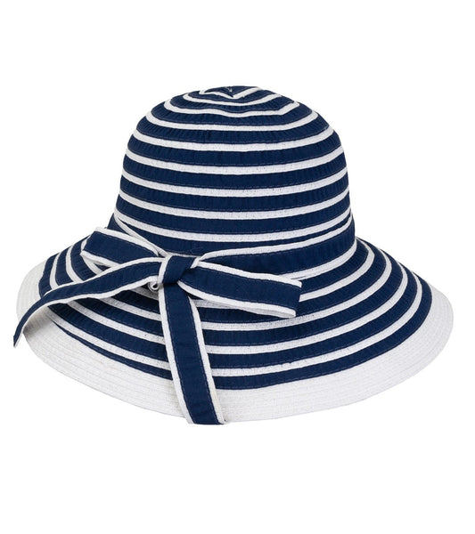 Magid Striped Cotton Foldable Bucket Hat