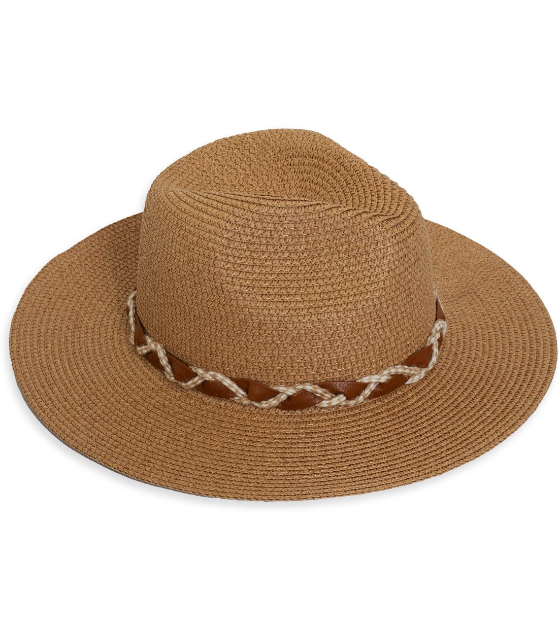 Max Studio Braided Straw Panama Hat