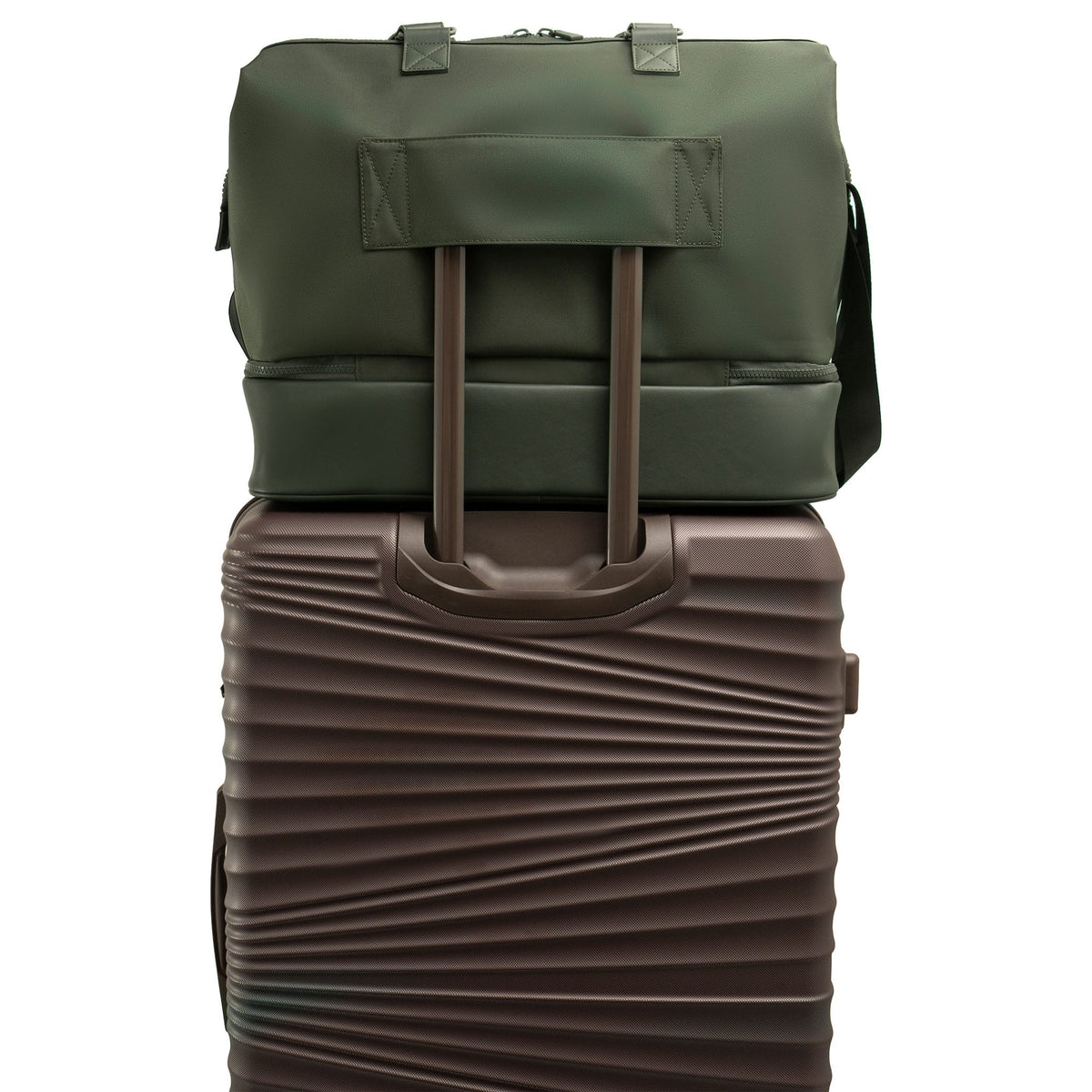 Max Studio The Spencer 20 Inch 1680 Denier Nylon Drop Bottom Weekender Duffle