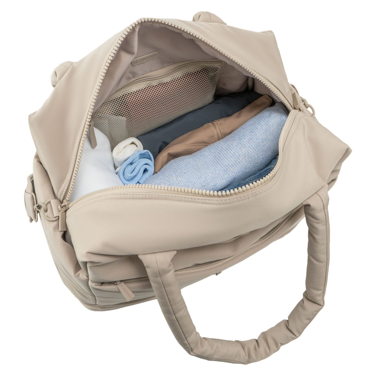 Joan & David The Lainey Sport Nylon Drop Bottom Duffel Bag