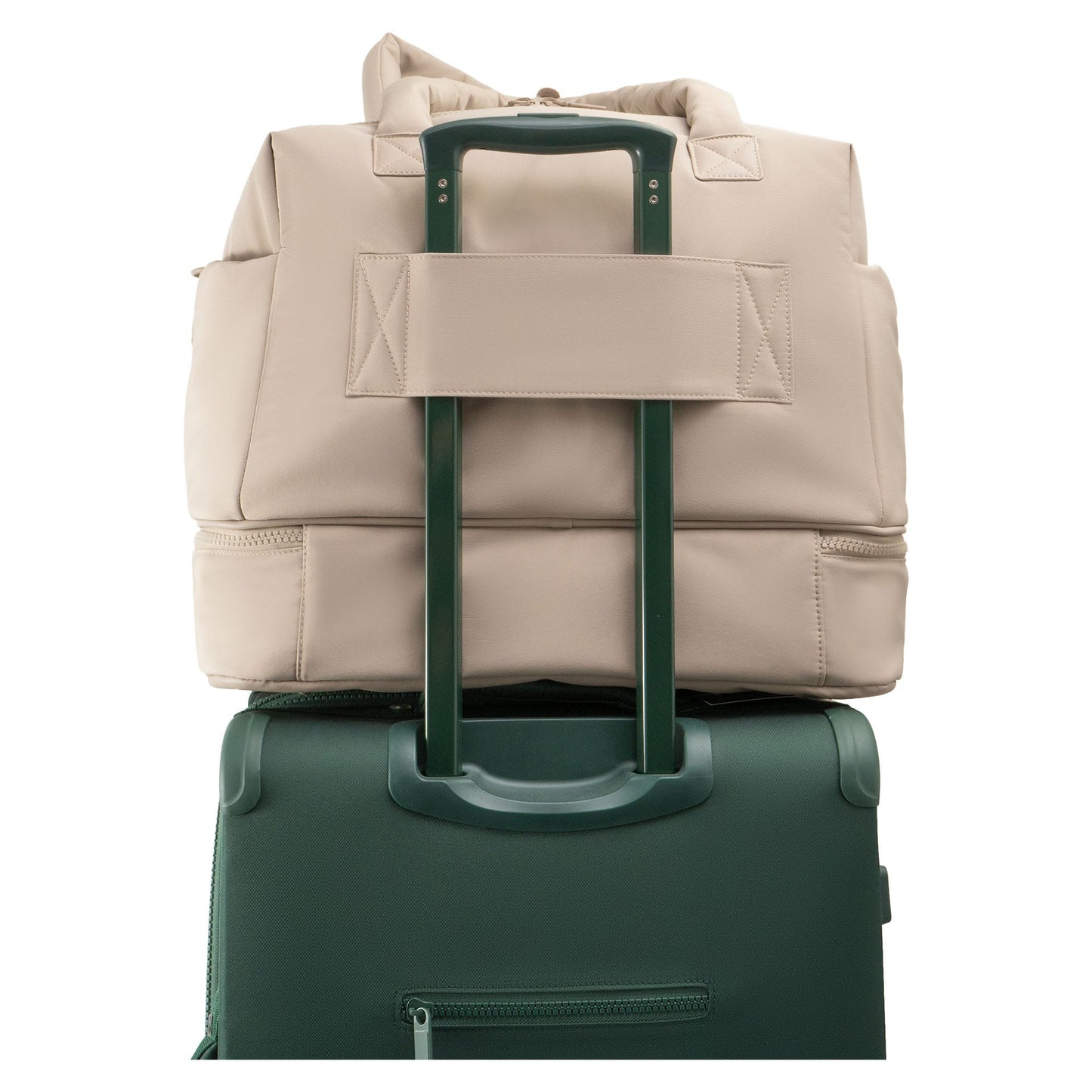 Joan & David The Lainey Sport Nylon Drop Bottom Duffel Bag