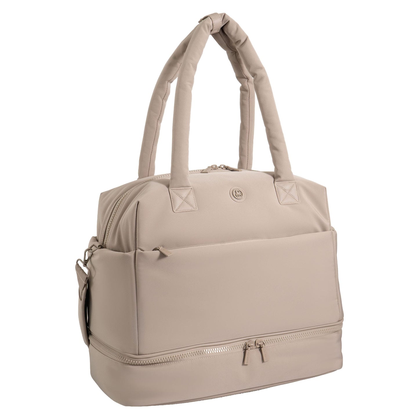 Joan & David The Lainey Sport Nylon Drop Bottom Duffel Bag