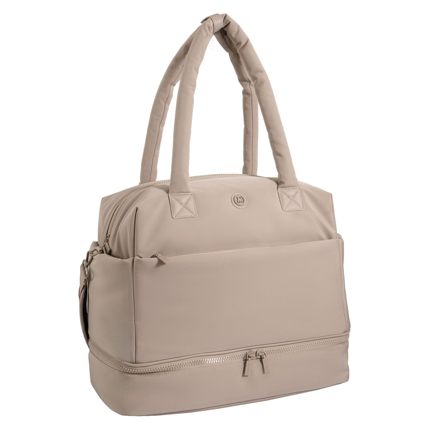 Joan & David The Lainey Sport Nylon Drop Bottom Duffel Bag