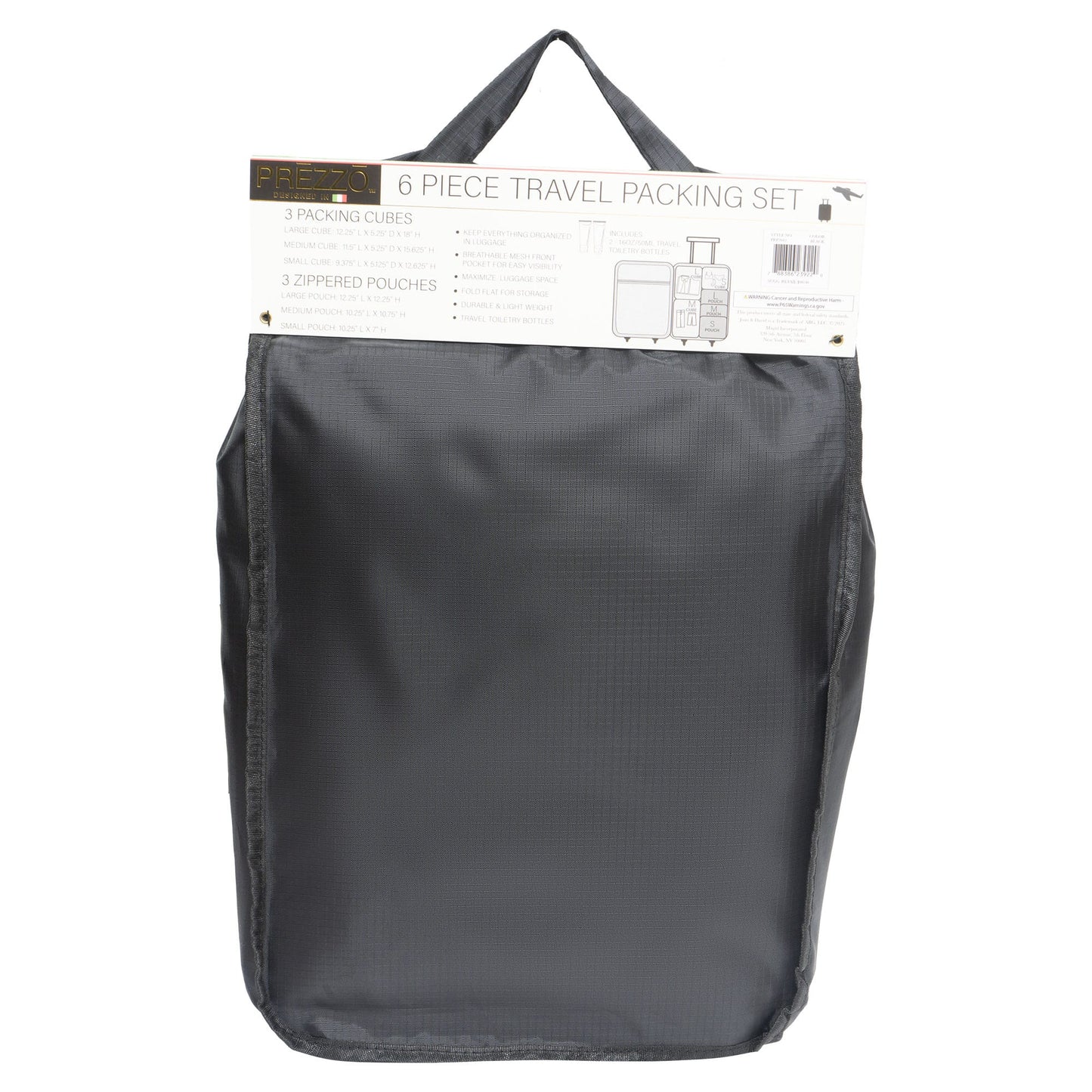 Prezzo Travel Packing Set 6 Piece